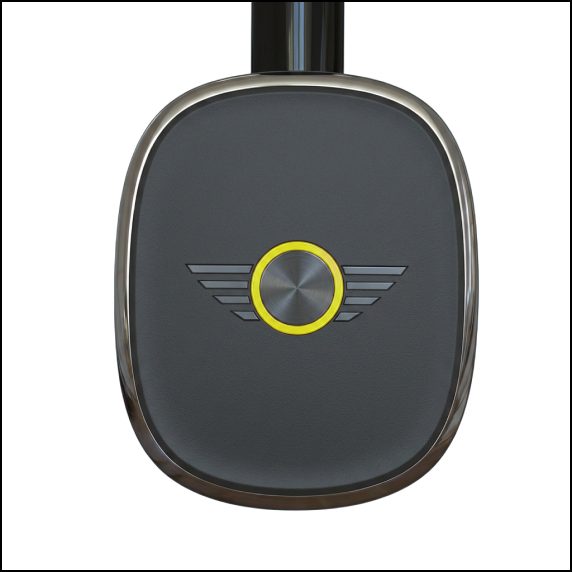 Indikator baterije v logotipu sveti rumeno